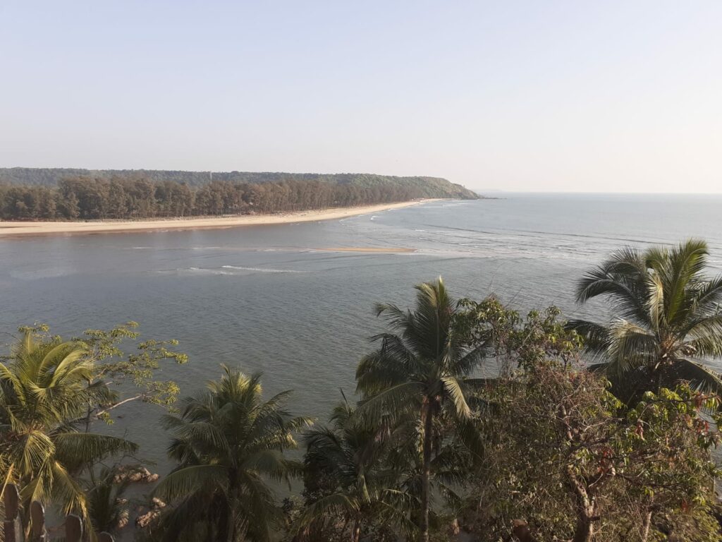 Goa Fort Tiracol view